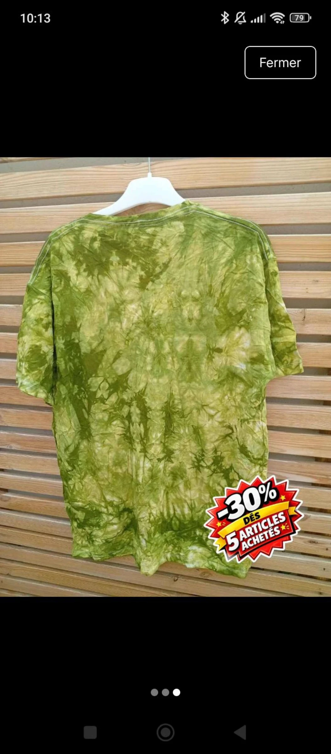 T-shirt met stropdas en sterven – photo 3